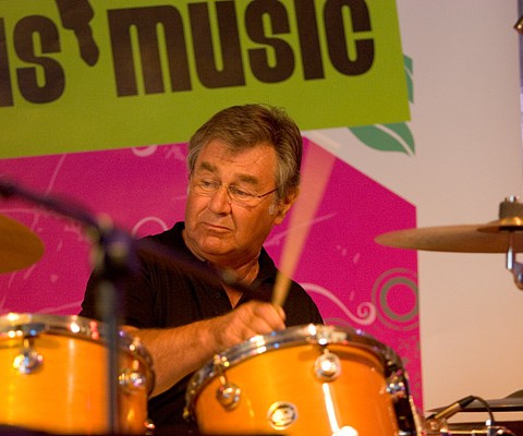 Pete York, 08.05.2008, München, Olympiapark