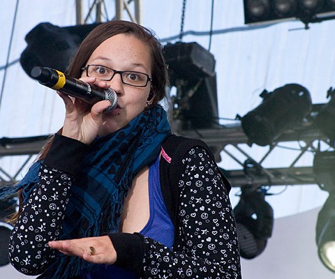 Stefanie Heinzmann, 23.06.2009, Kiel, Unser Norden-Bühne