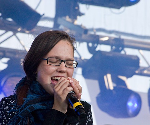 Stefanie Heinzmann, 23.06.2009, Kiel, Unser Norden-Bühne