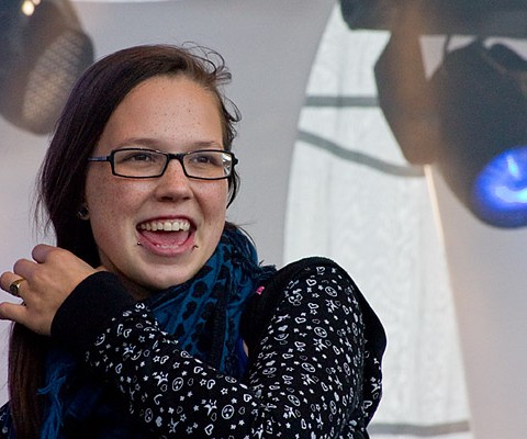 Stefanie Heinzmann, 23.06.2009, Kiel, Unser Norden-Bühne