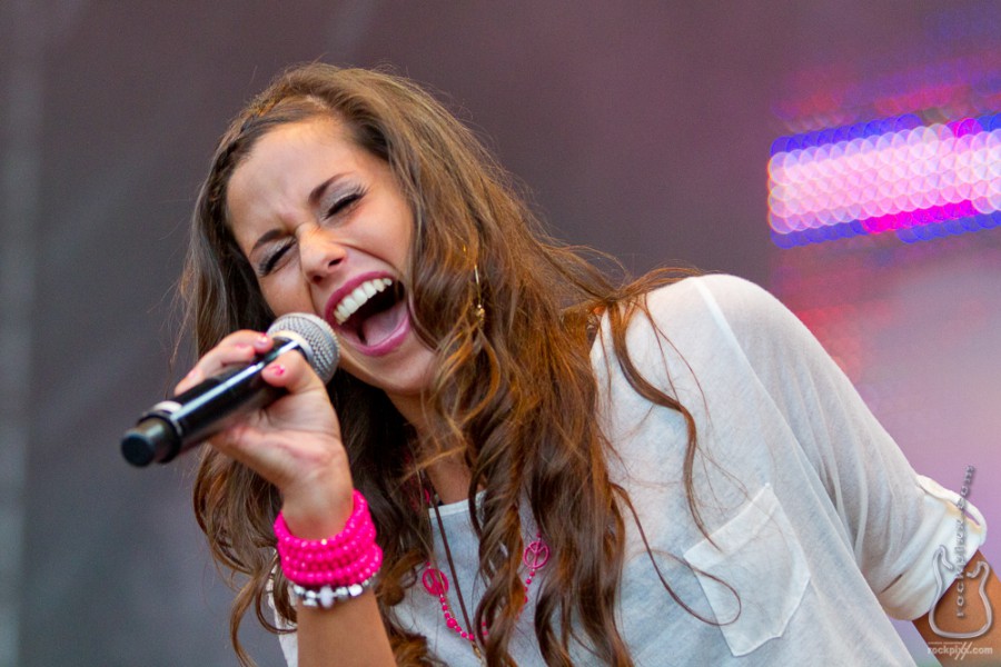 Sarah Engels (DSDS), 14.07.2012, Eckernförde, Südstrand