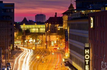 Nürnberg, big city lights