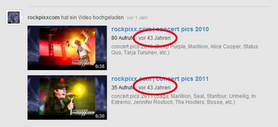 rockpixx.com auf YouTube