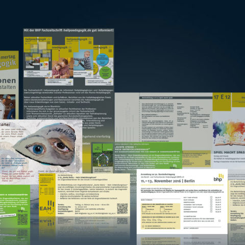 Satz & Design Diverses (Postkarten, Flyer, Banner, Veranstaltungsheft)